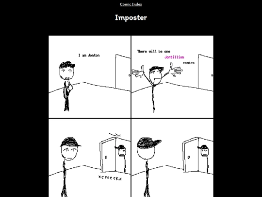 MiscPages/Comics/Jonton/Imposter screenshot