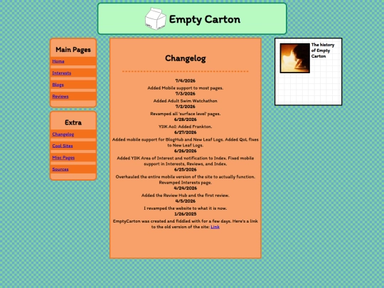 changelog screenshot