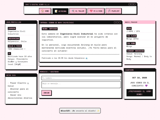 bitacora screenshot