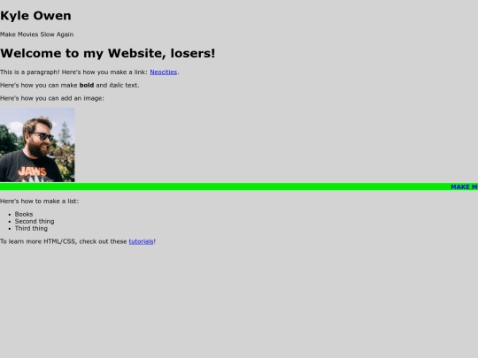 index screenshot