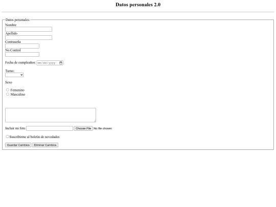 Formularios/Datosp screenshot