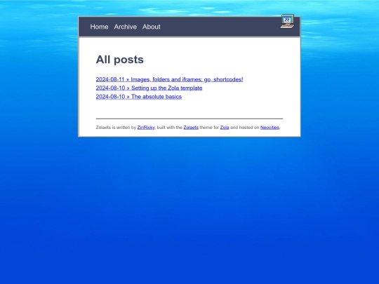 posts screenshot