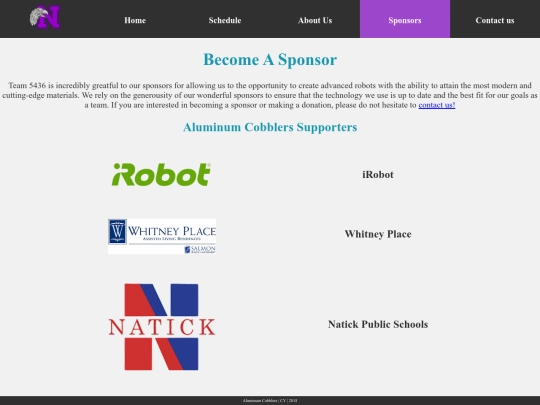 sponsors screenshot
