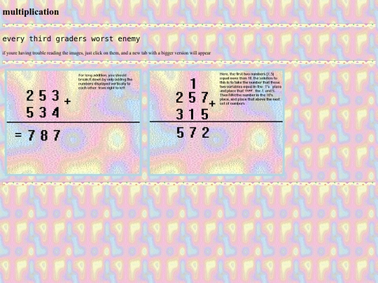 formulas/multiplication screenshot
