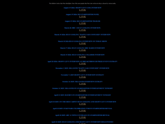 StarfighterWebring/Blue6Pages/Blue6Vids screenshot