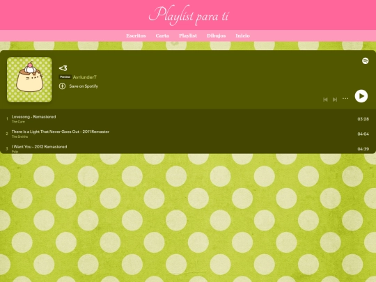 playlist screenshot