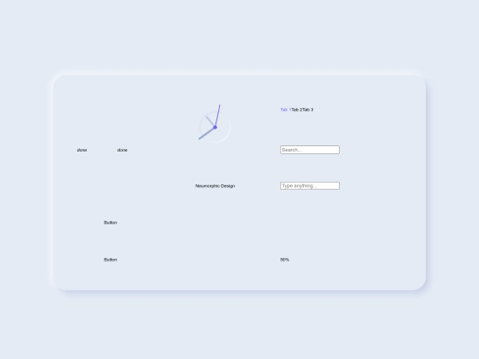 codepen/NeumorphicElements screenshot