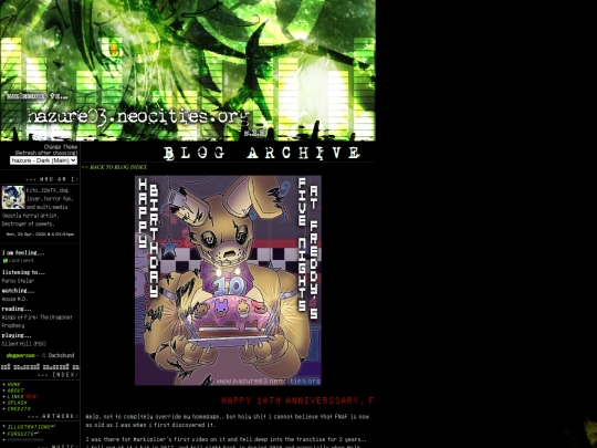 archive-site-blog-fnaf screenshot