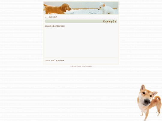 custom-layouts/layout-doggydays/examplepage screenshot
