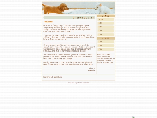 custom-layouts/layout-doggydays screenshot