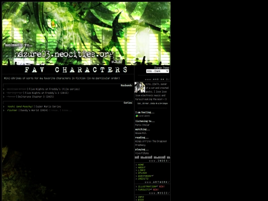 fav-characters screenshot