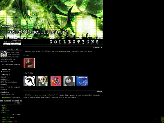 web-collection screenshot