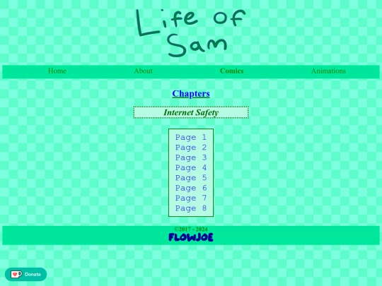 comics/chapters/internetsafety/indexold screenshot