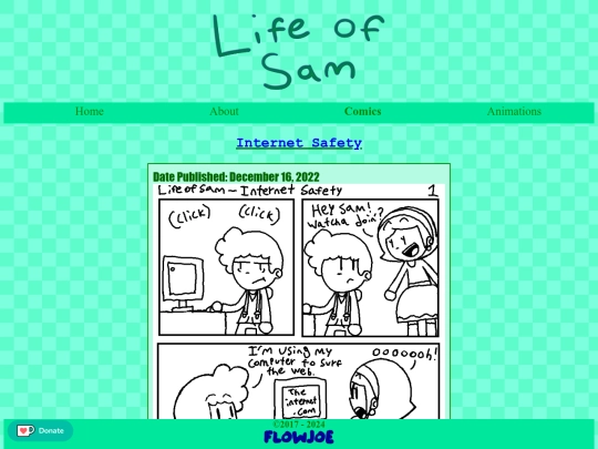 comics/chapters/internetsafety/page/1 screenshot