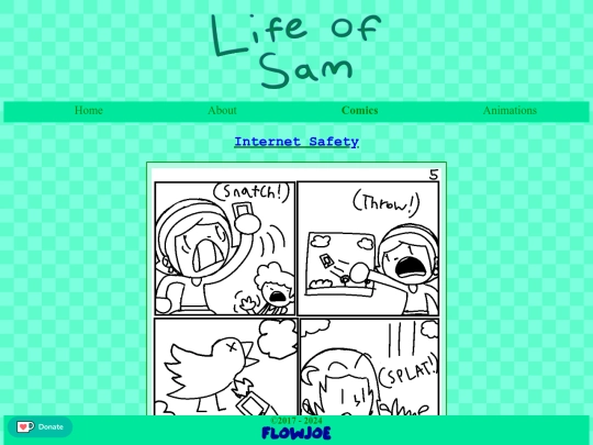 comics/chapters/internetsafety/page/5 screenshot