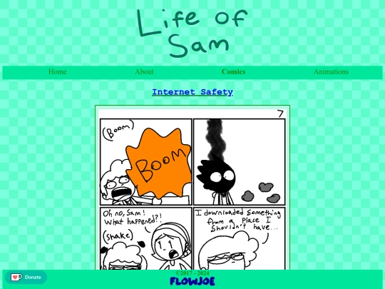 comics/chapters/internetsafety/page/7 screenshot
