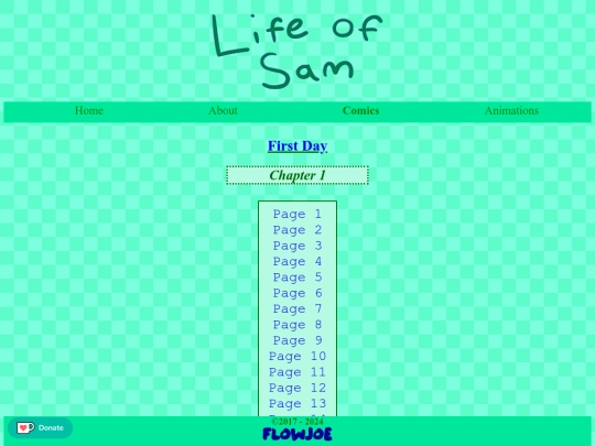 comics/graphic-novels/firstday/chapter1 screenshot