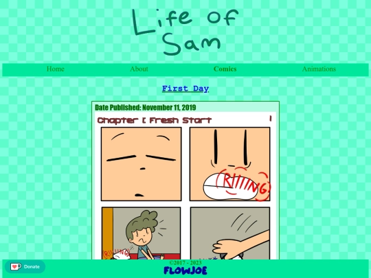 comics/graphic-novels/firstday/page/1 screenshot