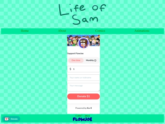 donate screenshot