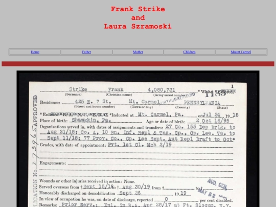 Ancestry/Frank screenshot