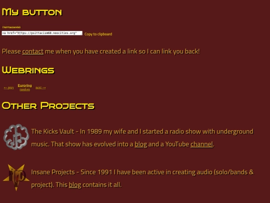 links screenshot