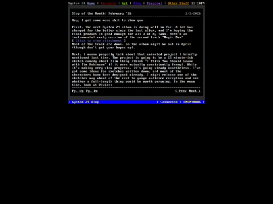 blog screenshot