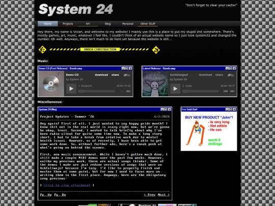 home screenshot
