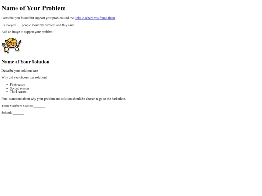 Hackathon1/yournamehack1 screenshot
