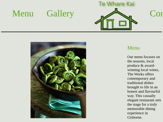 menu screenshot