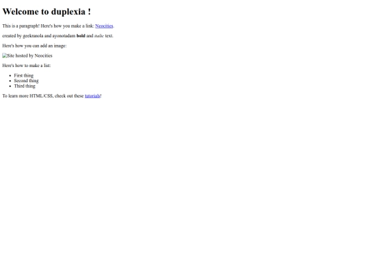 index screenshot