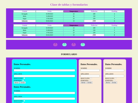 TablaYformularios screenshot
