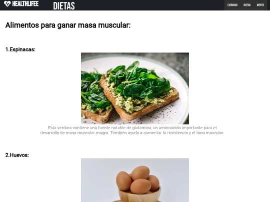 dietas screenshot