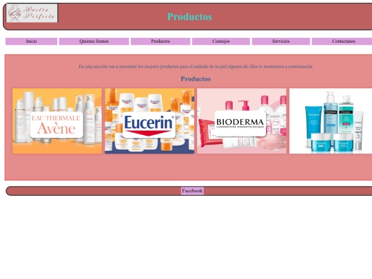 pag/html/Productos screenshot
