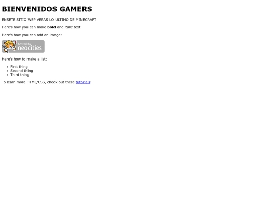 index screenshot