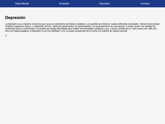 depresion screenshot