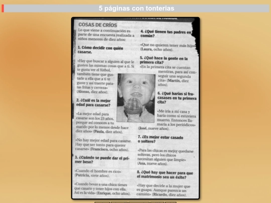 5 paginas. dos versiones/periodico screenshot