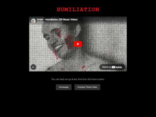 Humiliationvid screenshot