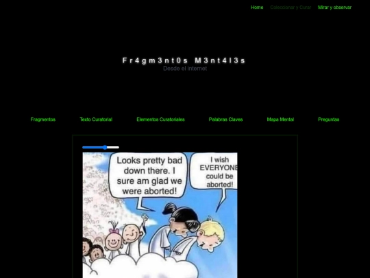 Curaduria/galeria screenshot