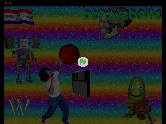 The art of the 90s website remix screenshot