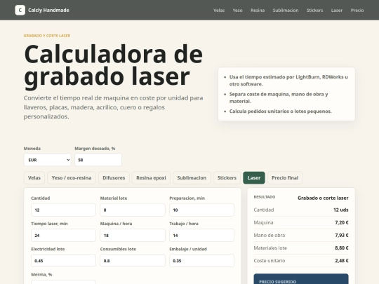 calculadora-grabado-laser screenshot