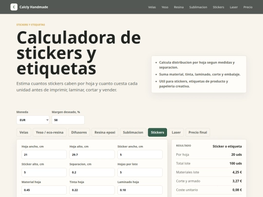 calculadora-stickers screenshot