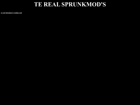 terealSprunkmods screenshot