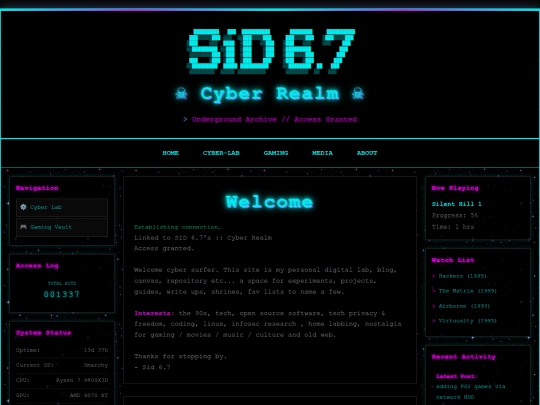 index screenshot
