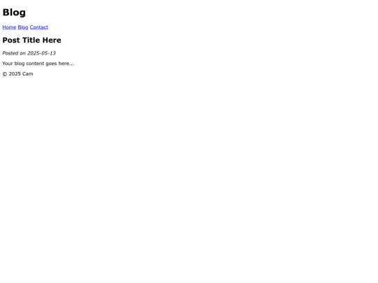blog screenshot