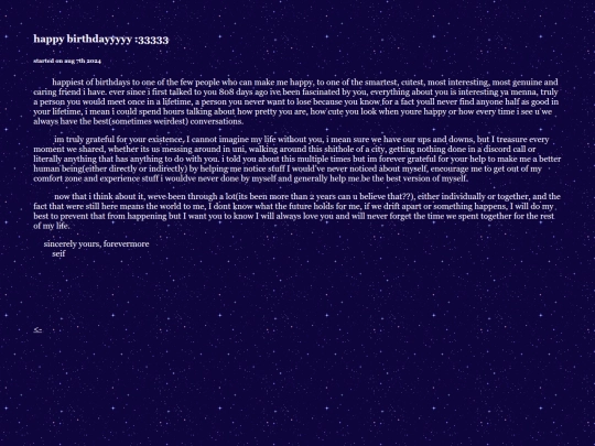 letter screenshot
