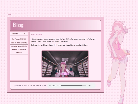 blog screenshot