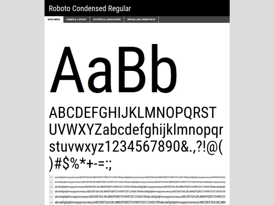 fonts/webfontkit-20260325-002902/robotocondensed-variablefont_wght-demo screenshot