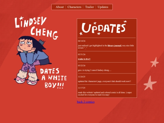 lindseystuff/updates screenshot