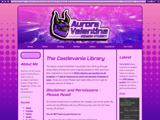 fics/cvlibrary/cvlibrary screenshot
