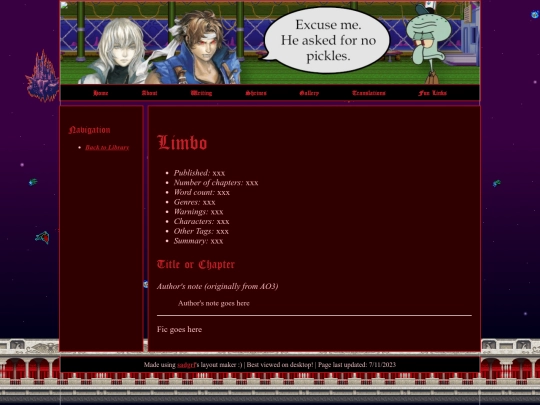 fics/template screenshot